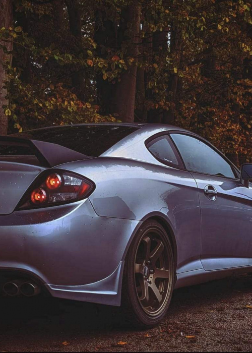 Black Stag Rear Spats - Hyundai Coupe SIII