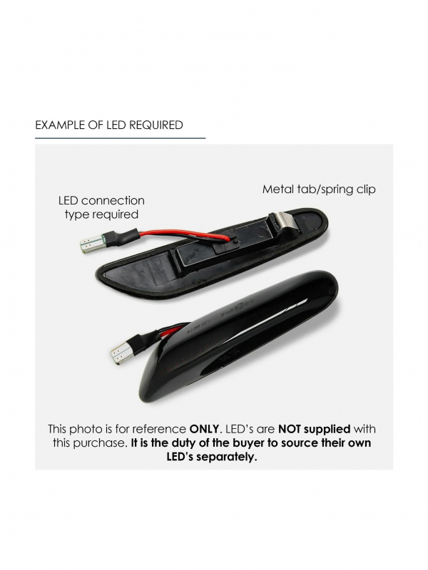 LED Side Repeater Adapter Plates - Hyundai Coupe SIII